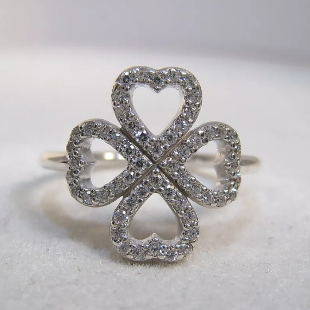 Pandora Promise Ring, sz 4.5 (.925/CZ ALE)